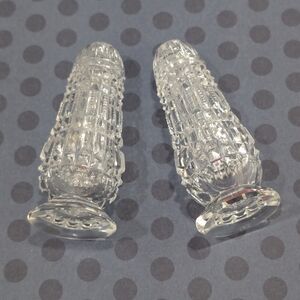 Elegant Crystal Salt and Pepper Shakers